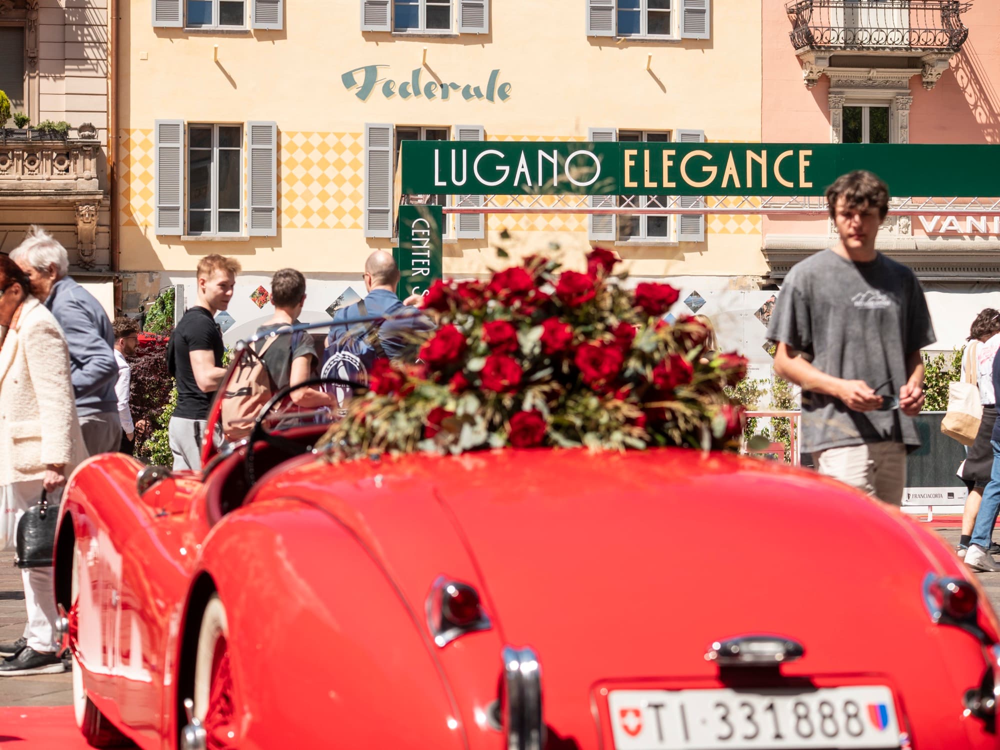 Atmosfera e branding dell'evento Lugano Elegance 2026.